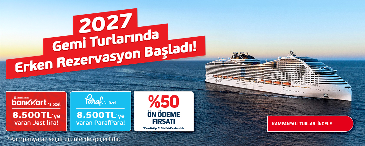 2025 Erken Rezervasyon Kampanyası