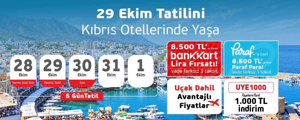 Kıbrıs Uçaklı Paketler