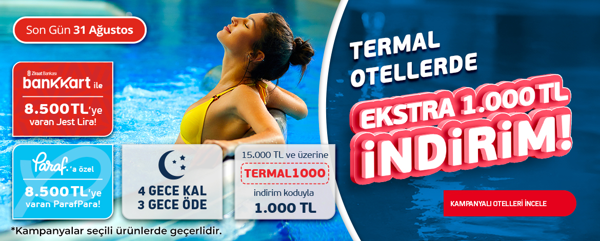 Termal Otellerde Kampanya