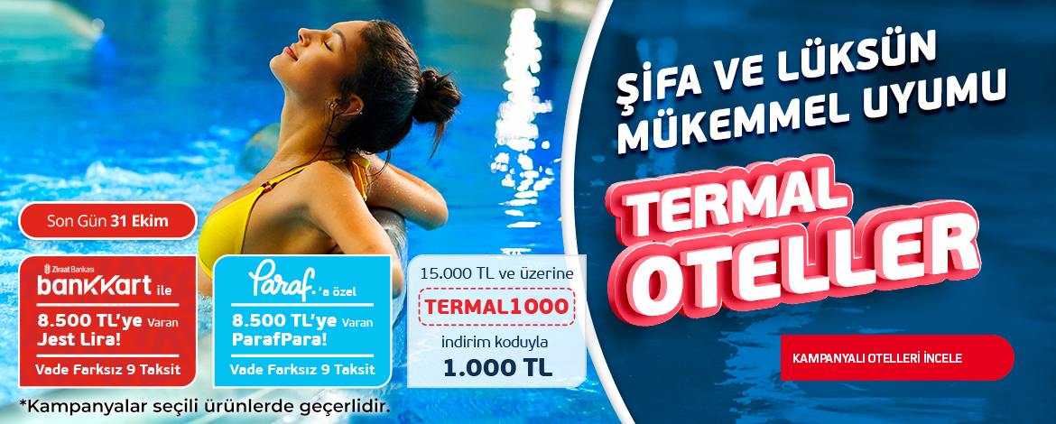 Seçili Otellerinde Sepette %5 İndirim