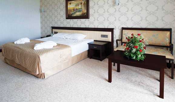 Standart odalar 36 m2, duşa kabin yada küvetli olabilmektedir.