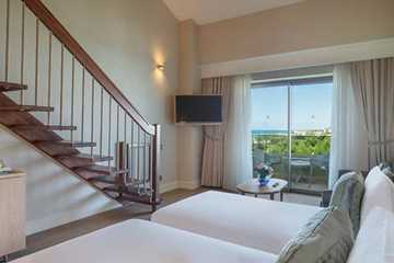 Ela Excellence Resort Belek Dubleks Aile Odası Deniz Manzara