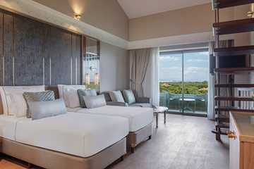 Ela Excellence Resort Belek Dubleks Aile Odası Orman Manzara