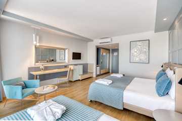 Numa Bay Exclusive Hotel Standart Yandan Deniz Manzaralı Oda