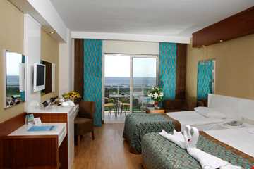 Seaden Sea World Resort & Spa Standart Yandan Deniz Manzaralı Oda